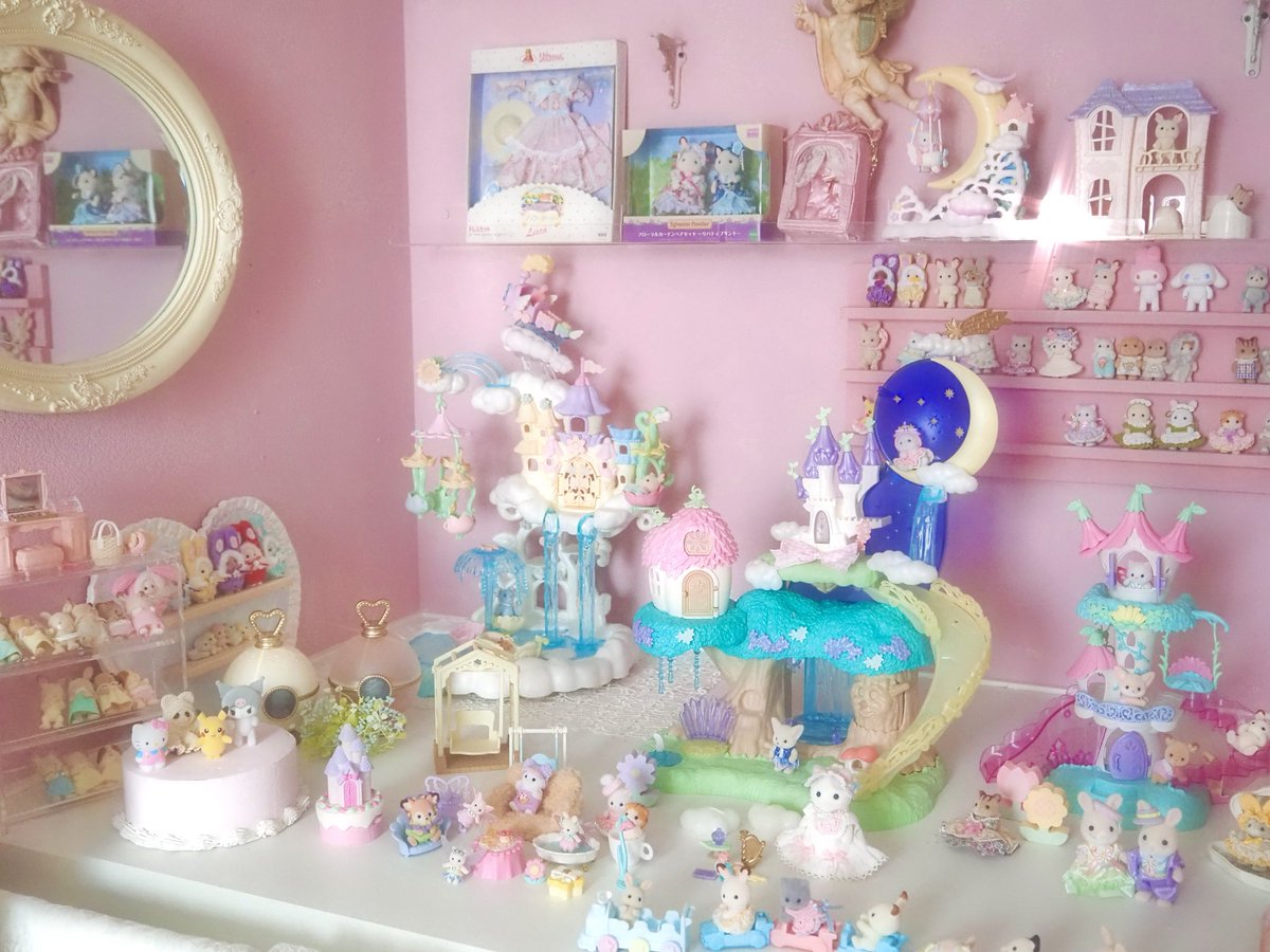 neko_a_la_mode's tweet photo. 昨年の9月はシルバニア部屋づくりに夢中でした🏠🐰 https://t.co/YV8FHpR6j8