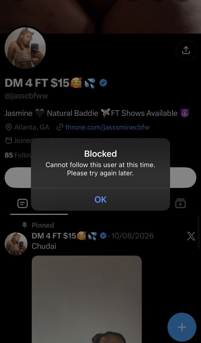 M3fogt's tweet photo. @jasscbfww is a scammer going on from my last post you had seen I had paid for it but now she has blocked me on here so she has cut of all communication after I paid https://t.co/XSAxqAuTs8
