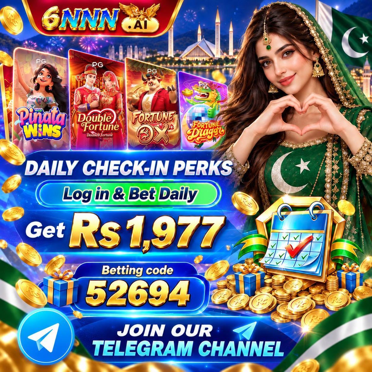 6nnncom's tweet photo. 📈Today's betting code: 52694

✅Yesterday's deposit code: 92563

⭐️Today's deposit code:47182

⭐️Tomorrow's deposit code: 65734

Enter the code to claim your 88888 rupee prize

ہمیں پسند کرنا اور سپورٹ کرنا یاد رکھیں! مزید واقعات جلد آرہے ہیں۔ اچھی قسمت اور آپ بڑی جیت سکتے ہیں! https://t.co/avbtnFkOCD