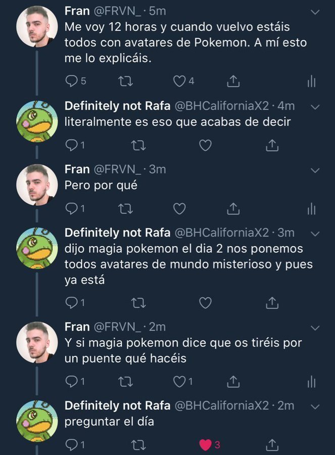 Javirk97's tweet photo. @magiapk preguntar el día https://t.co/lL9yURocfR