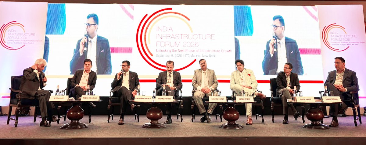 EssarPorts's tweet photo. At the @india_infra  Forum 2026, @AnshumaliDwived , CFO, Head of Strategy and Whole-time Director, Essar Ports, shared his views on the panel "Financing of Infrastructure: Emerging Sources, Evolving Frameworks and New Strategies."

A few takeaways:

•⁠  ⁠Take-or-pay contracts make maritime projects far more bankable.
•⁠  ⁠The lending pool has widened — even as scrutiny rises.
•⁠  ⁠Projects must stay bankable across their whole life cycle.
•⁠  ⁠Over-regulation distracts from real project challenges.
•⁠  ⁠Financing needs a more commercial, market-oriented approach.

Essar Ports looks forward to the Maritime Development Fund becoming operational.

#EssarPorts #IndiaInfrastructureForum2026 

@sarbanandsonwal | @shipmin_india | @Indportsassn