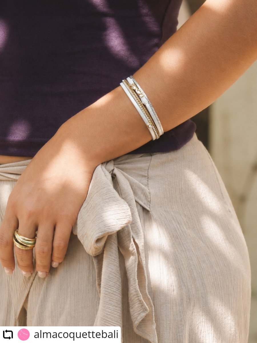 almacoquettejls's tweet photo. #Repost @almacoquettebali 
• • • • • •
Terrace Ring + Silvy Bracelet — a little sparkle, a lot of character. Made to be worn together, styled your way, and loved every day. ♡
https://t.co/HYznnfNfRj https://t.co/iQ5S1vONcw