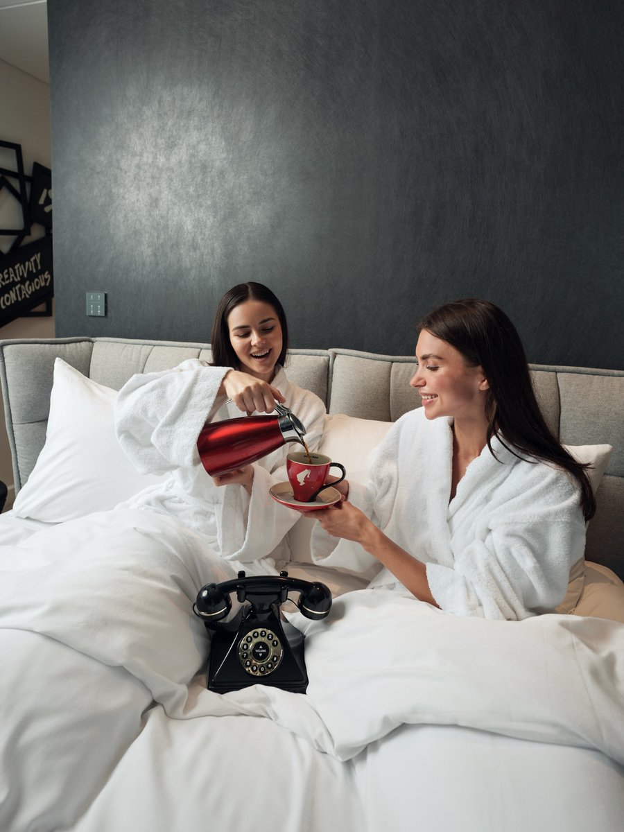 LidyCortezz's tweet photo. Comfort that invites you to stay a little longer. Pure relaxation, delivered daily at Canopy by Hilton Dubai Al Seef. Book your stay via the link in bio. https://t.co/UVfnvHAPBW