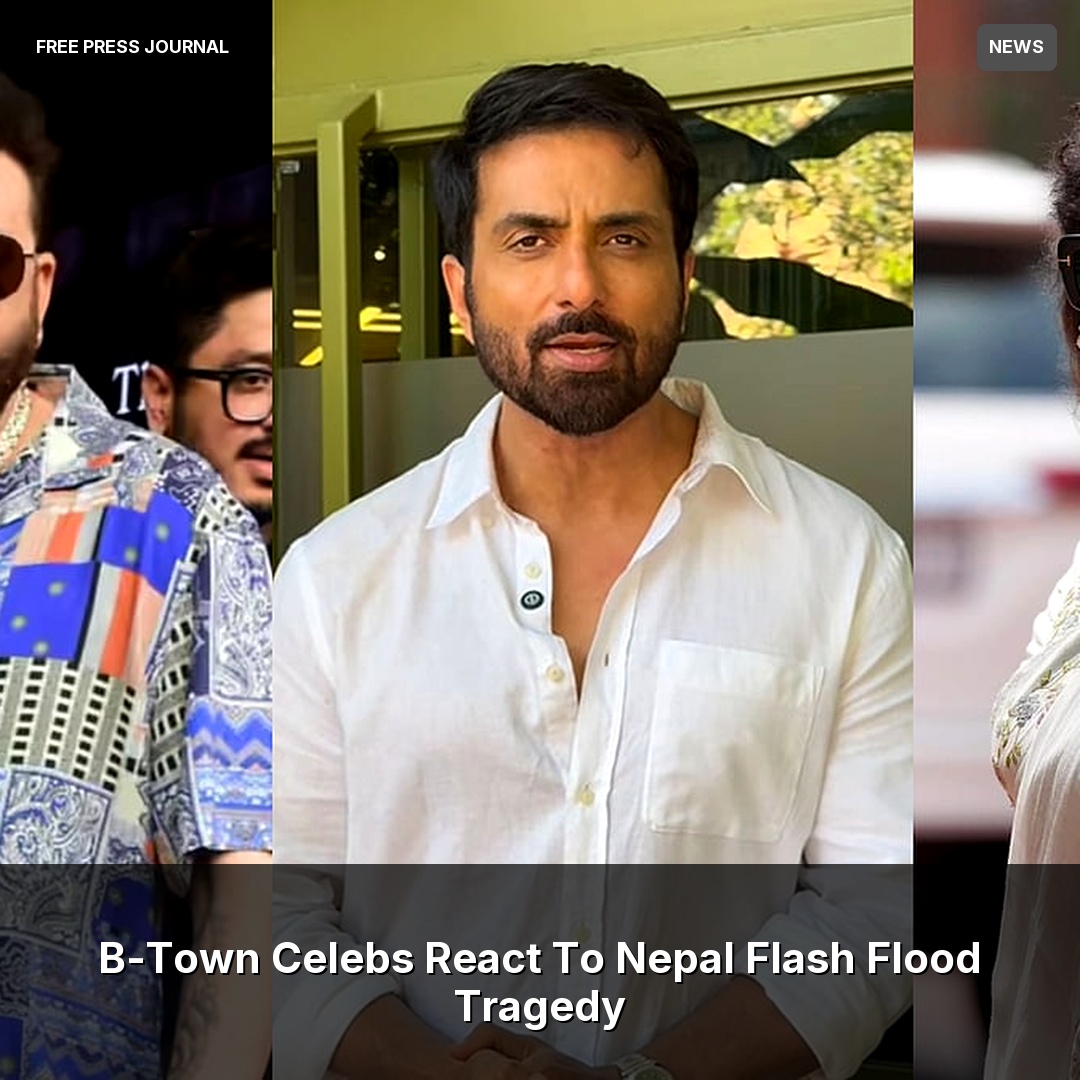 JeffereySh7h's tweet photo. B-Town celebs react to Nepal’s flash flood tragedy, expressing sorrow and solidarity with those affected. Source: Free Press Journal https://t.co/WwL2Poz5MM