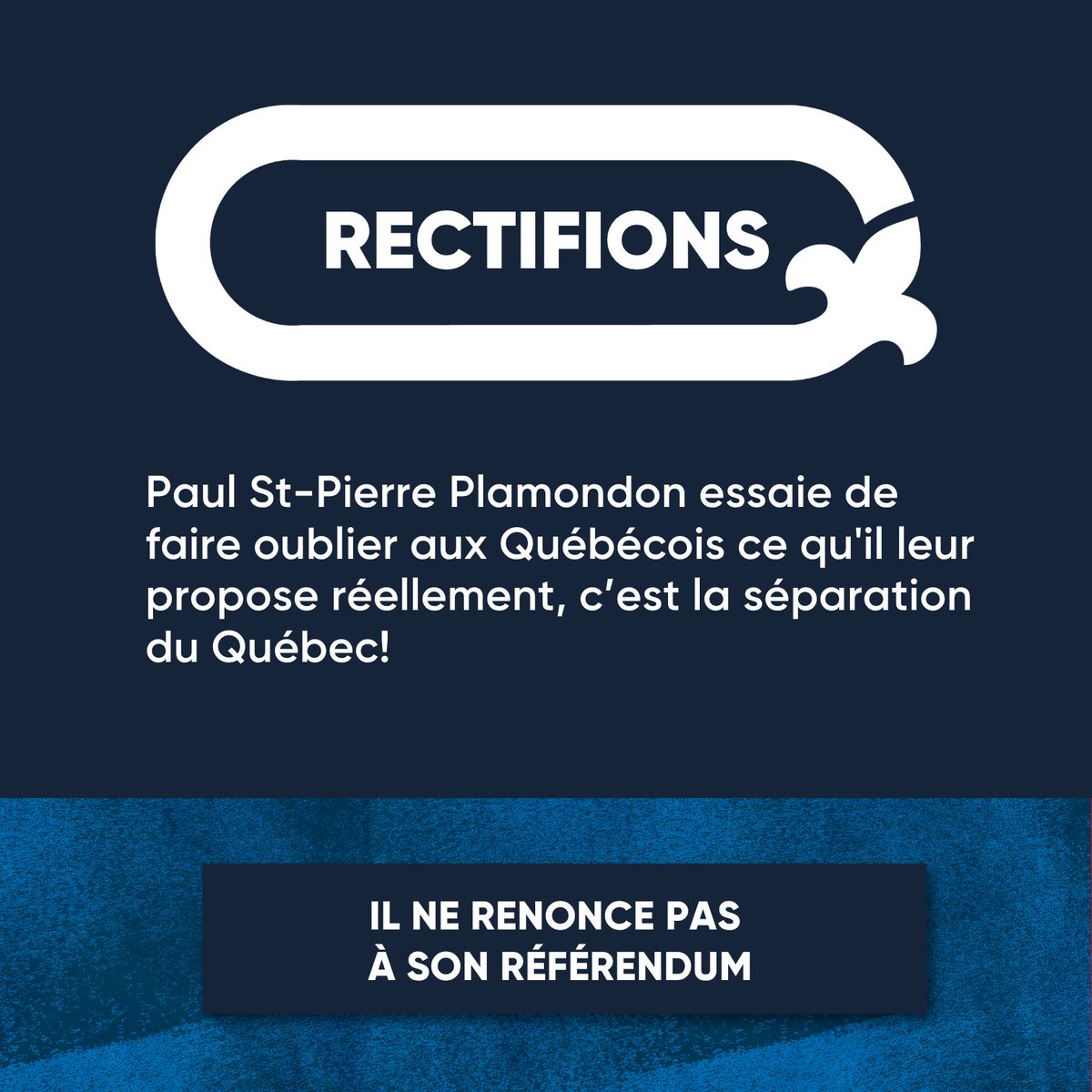 LiberalQuebec's tweet photo. Paul St-Pierre Plamondon compte bien poursuivre son projet de séparation du Québec, en toute éventualité : peu importe ce qui se passe de l'autre côté de la frontière et même sous un mandat minoritaire. La dernière chose dont nous avons besoin est l'imprévisibilité du Parti québécois. #PolQc #Qc2026
