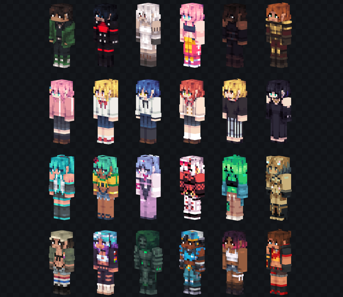 AvocadoSpud's tweet photo. hey people just wanna point out that my commissions are currently cheaper than ever at 10 usd!

if you like what I do, or would like to see your oc or favorite character faithfully adapted into a minecraft skin, please support me! ^^ https://t.co/VezlapmUaB