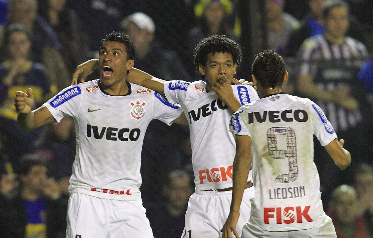 SofascoreBR's tweet photo. 🔎 l Curiosidade: 

Kaio César marcou o 1° gol fora de casa do Corinthians em mata-mata da Libertadores desde Romarinho, em 2012, contra o Boca Juniors.

⚽️🦅 https://t.co/fhosF9f751