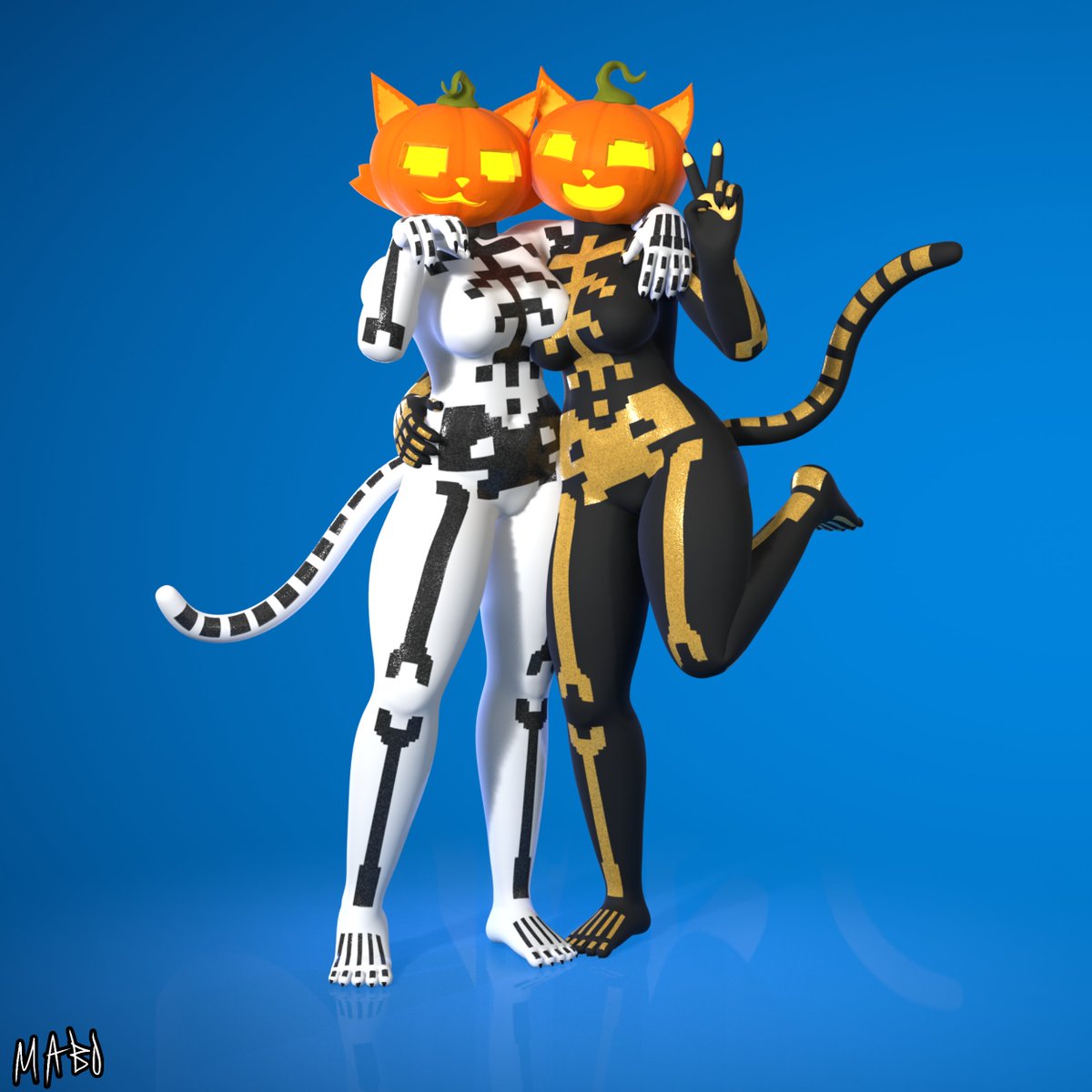 El_Mabos's tweet photo. Sugar &amp; Spice 🎃🧡 

Render rápido que hice mientras termino de testear el modelo
Escenario hecho por @/teksik__

#Spice #Fortnite #Fortnitemares https://t.co/2071FZ1JXy