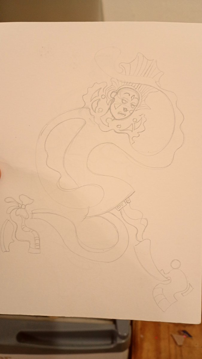 mr_barbarosa_'s tweet photo. Un boceto 🤔. Tengo que hacerlo otra vez, porque solo conservé la foto. 
#Dibujo https://t.co/oE8egqFOlf
