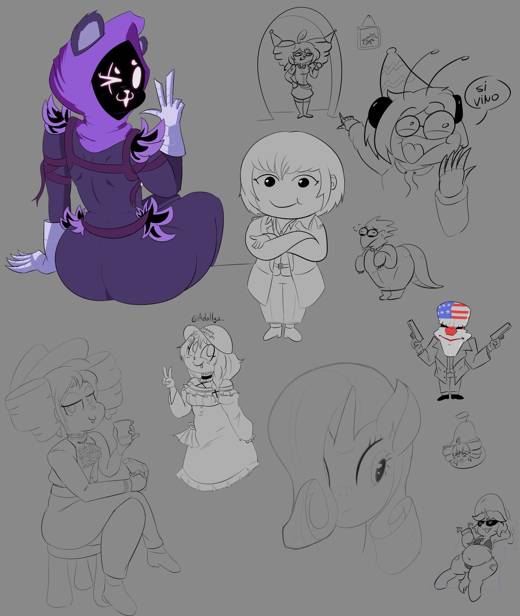 YT_MRCarlos's tweet photo. Dibujos random que hice entre hacer un par de videos xdd https://t.co/IFbdFgWPVa