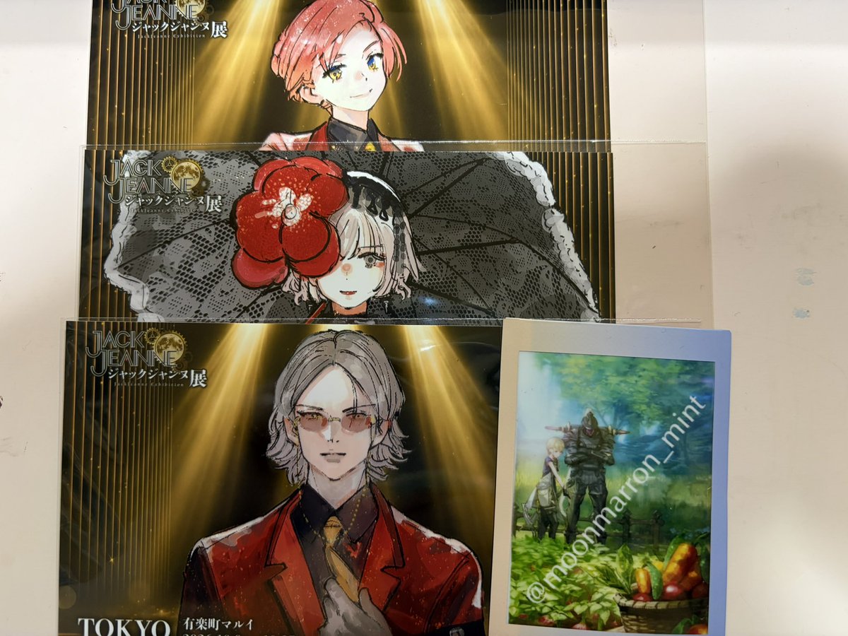 moonmarron_mint's tweet photo. 【交換】ジャックジャンヌ　ローソン　ネットプリント　ランダムブロマイド

譲:
立花、白田、睦実

求:
根地

10/9 JJ展手渡し or 別日都内手渡し希望です。
また、過去の募集の交換や譲渡も歓迎しております（ツリーに繋げます）。
検索からでもお気軽にお声がけください。 https://t.co/aUh48Jqs7D