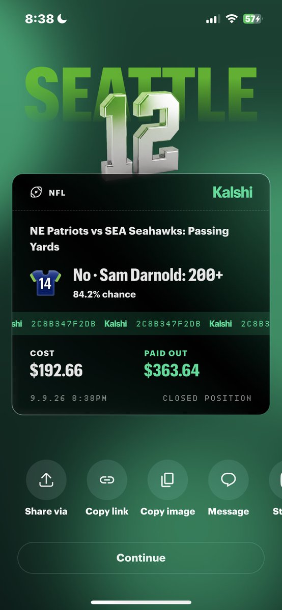 PisaFibonacci's tweet photo. I caught the Sam Darnold line, did you? https://t.co/qpk9mRTSxy