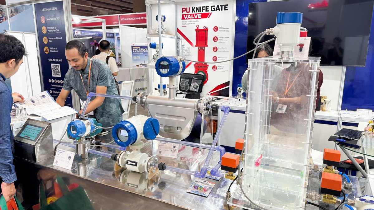 SureInstrument's tweet photo. We’re live at Mining Indonesia 2026 in Jakarta! 📍🇮🇩

Come visit us to watch our live dynamic flow test demo, check out our product lineup, and talk to our engineering team!

📅 Sept 9 - 12, 2026

📍 JIExpo, Jakarta, Indonesia

#MiningIndonesia  #FlowMeter  #IndustrialAutomation https://t.co/kBl1xgqa6y