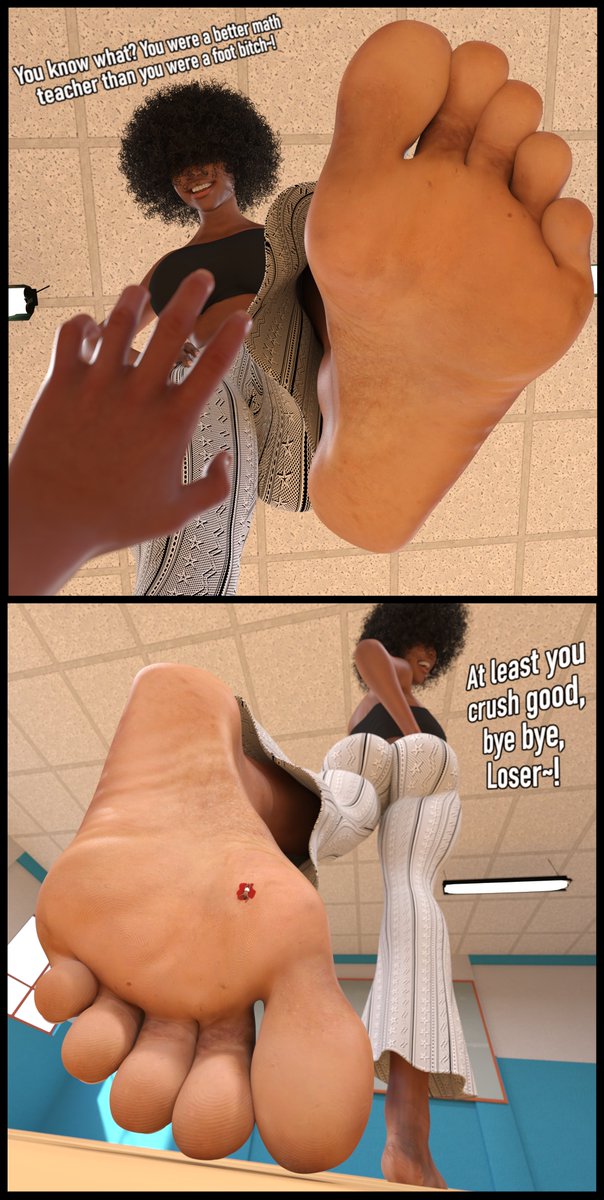 AntTierGod's tweet photo. Jaz's Teacher 'Crush'

You already know how most crushes end... with someone getting CRUSHED...

#giantess #feet #SizeTwitter https://t.co/7Wb1KQqDlV