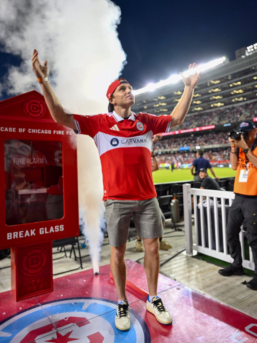 ChicagoFire's tweet photo. Kaner got us going 😤 https://t.co/UUbOstRyPa