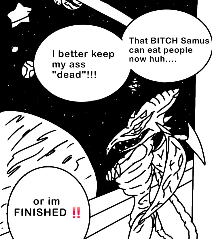 Meme_Man_Real's tweet photo. The REAL reason Ridley isn't in modern 2D Metroid: https://t.co/UiK7Sp2NHA