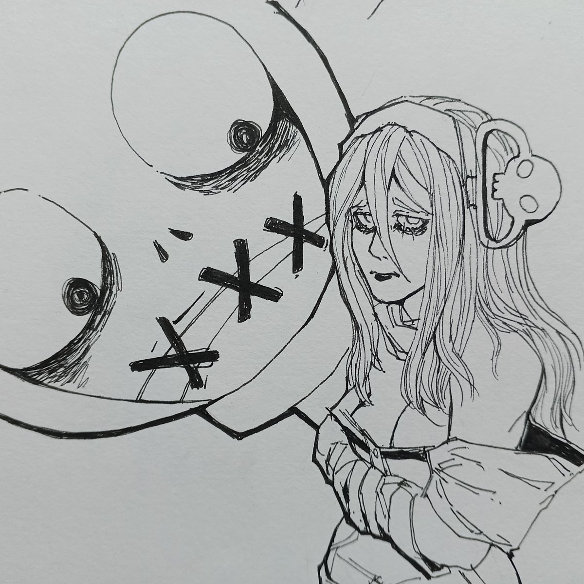 beach_coffiii's tweet photo. I think this was a fanart of a cosplay I forgotten who's 
#aba #ggst_aba https://t.co/fwLD4Fg4TV