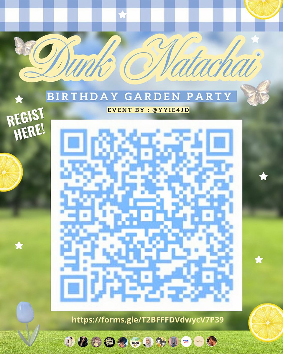 pinknatachai's tweet photo. 🌷🧁 DUNK NATACHAI BIRTHDAY GARDEN PARTY 🧁🌷

Here’s what’s waiting for you! 💛✨

🎁 FREEBIES
🌼 DRESSCODE
📲 REGISTRATION BARCODE

Come join our sweet little garden party! 🌿🧁

📅 17 October 2026
📍 Tebet Eco Park
🎟️ HTM 50k

#dunknatachai #dunknatachaibirthday https://t.co/vcuNJww1Ax