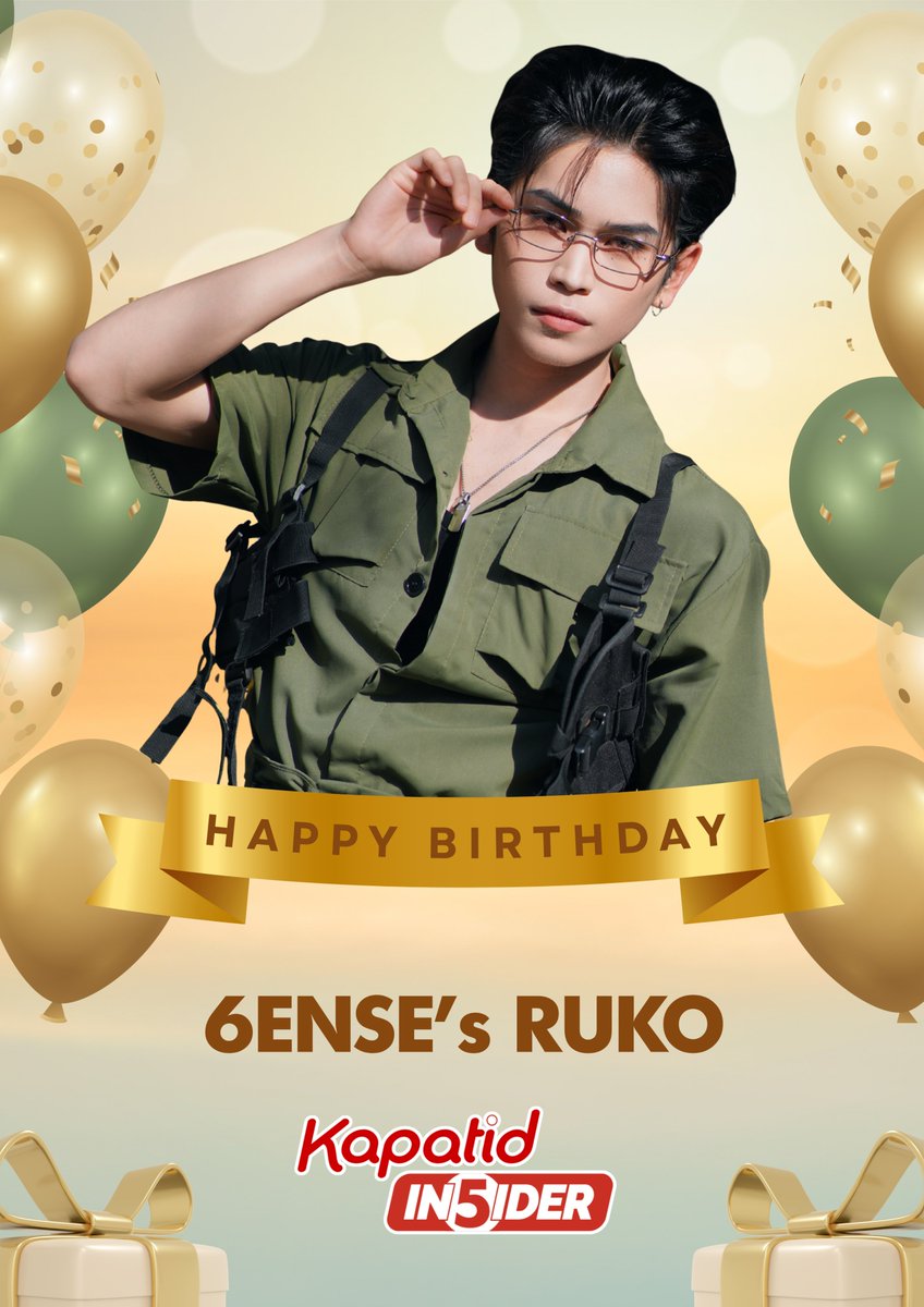 KapatidInsider's tweet photo. Happiest Birthday to one of @6ENSEofficial's Vocalist, #6ENSE_RUKO! 🥳🎂

Continue to showcase your amazing vocals and talent to the world and always keep shining on stage and always healthy. ✨

Have a Blast, RUKO! 🎉

Greetings from your K.I. fam! 💜 https://t.co/Gja6MEEwDT