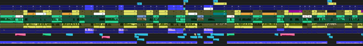 Leonard_Editor's tweet photo. The Premiere Pro timeline behind my last edit! How’s the organization looking? 👀 

#GamingEditor #RobloxEditor #GTAEditor #MinecraftEditor https://t.co/bl8XGGz9XQ