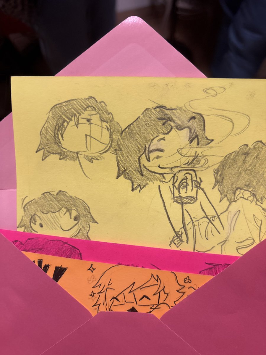 dosuki1277's tweet photo. ADDING ON.. Beautiful drawings made by @nellaposting !!! Thank u so much it was an honor to meet u!!! https://t.co/EWGY4QnqUv