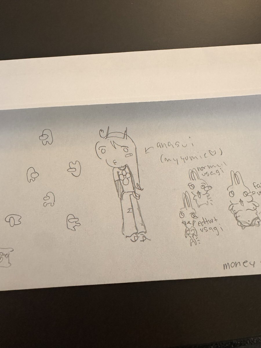 okedokicorachan's tweet photo. I drew anasui on my school envelope #anasui https://t.co/qIC7X2Kuvr