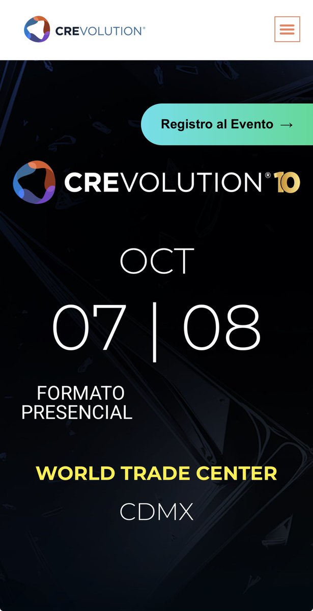LBartoliniE's tweet photo. #CREVOLUTION10 El evento más trendy de la industria financiera 2026
Nos vemos el 8 de octubre, anticipa tu registro 👇🏻
https://t.co/Ys2NmkvgVj
@AFICO_MX @AMFE_MEX @ASOFOM_OFICIAL #ICM @amsofipo @fintechmx @unifimex https://t.co/ogi67qbuhh