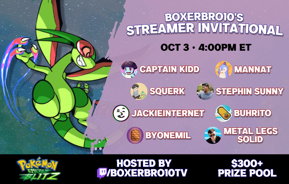 Boxerbro10TV's tweet photo. Time for the ultimate nuzlocke race in the ROM hack made for racing! Check it live 10/3 on twitch @Boxerbro10TV https://t.co/0zpX91e9Yk