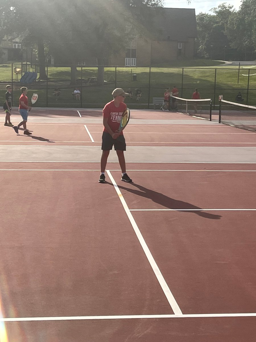 CantonSouthMS's tweet photo. Our CSMS 🎾 team in action tonight against Manchester. 

#GoWildcats https://t.co/pAjeaqUBwN