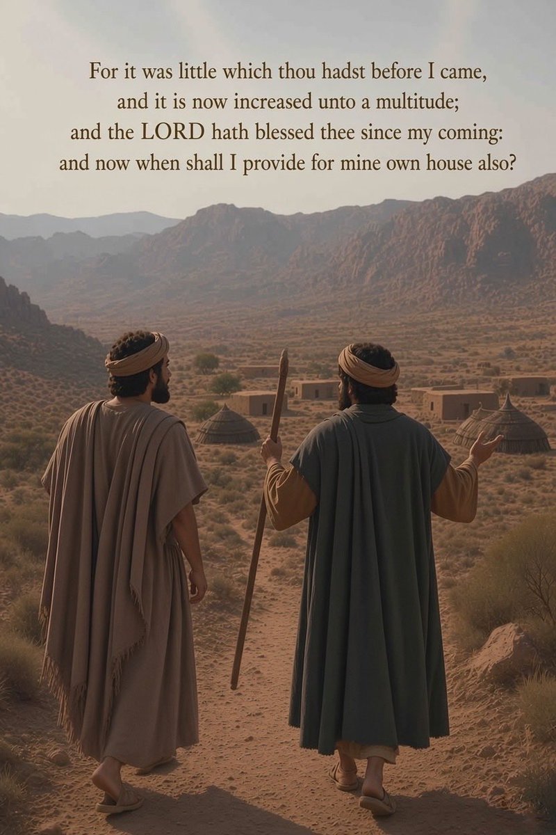AlphaMarkOmega's tweet photo. One verse at a time, from Genesis to Revelation.
Genesis 30:30
Laban grew rich; Jacob still laboured for home.
Share the Journey - Infinite ♾️ Truth.
#BibleArt #BibleVerse #ChristianArt #Scripture #AlphaMarkOmega
00861
Created with Grok | Crafted in Tradition & Light ✨ https://t.co/l0Qbdy4h8T