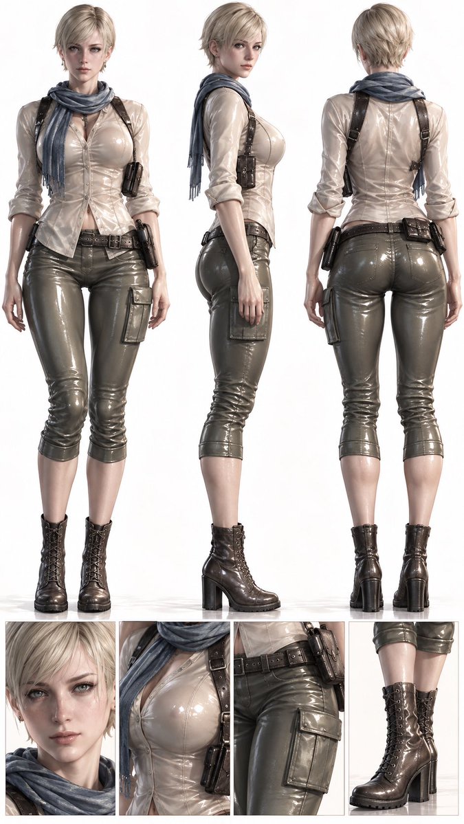 LuxeMuseArt's tweet photo. Ashley Graham, Excella Gionne, Sherry Birkin, Rebecca Chambers | Resident Evil https://t.co/gSZKnApW28