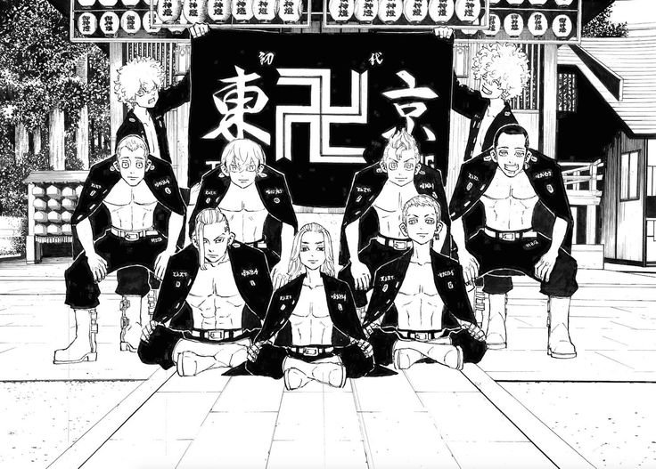 LeRedDevil_'s tweet photo. As much as I love that the Tokyo Manji Gang are gonna part of the lore of Fatal Fury, can we PLEASE have the option to have the MANJI on their uniforms?!

It's censored on figurines, Funko POPs, and now in games, the symbol is NOT the same as the other bullshit hate logo. https://t.co/OW0SyNU72k