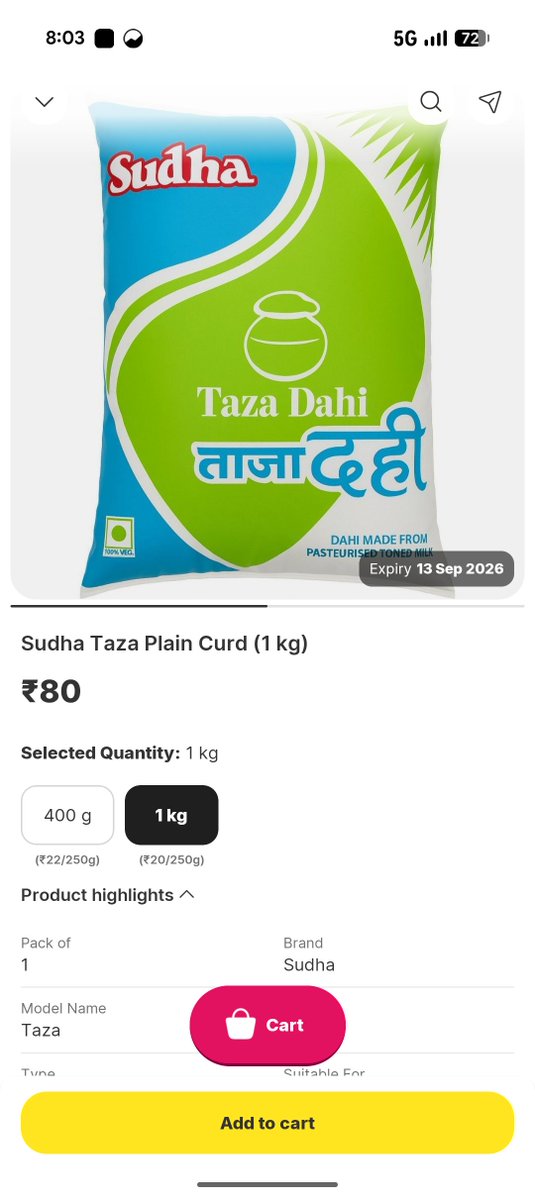 WordNerdX's tweet photo. @Flipkartminutes @flipkartsupport @Flipkart Ordered a product listing expiry as 13th Sep, but received one expiring 12th Sep — already past its shelf life on arrival. This isn't acceptable, especially for a consumable item.
To make it worse, I'm unable to reach customer support ! https://t.co/NKvy4pdVra