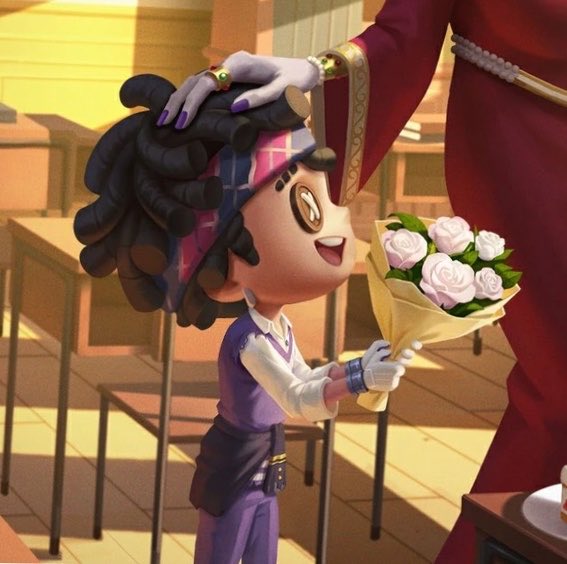 qtwired's tweet photo. he always has flowers. so cute https://t.co/Xf0gfEmKVL