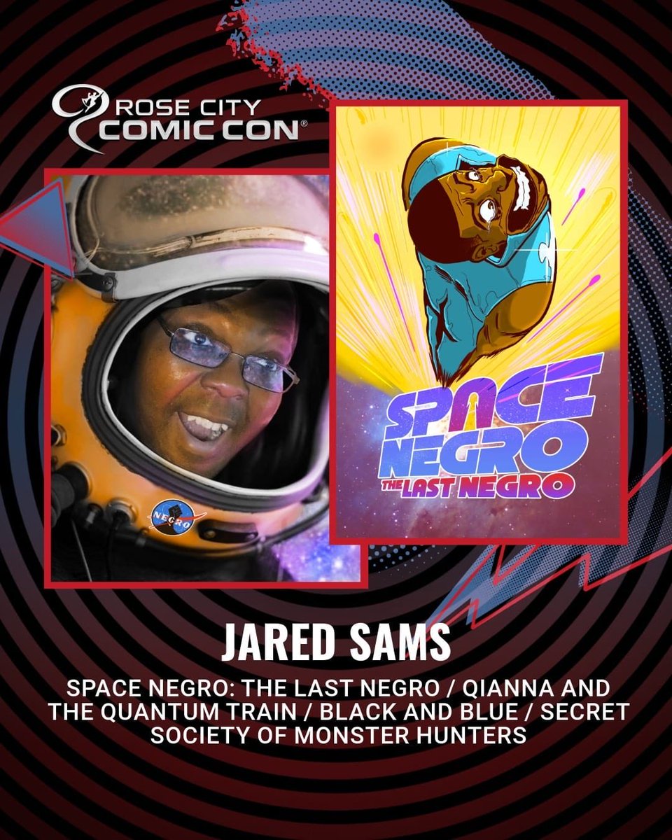 1firstcomics's tweet photo. 1First Comics is proud to be at this year’s @RoseCityCC!  In attendance will be @spaceman_jared, Ken F Levin, @TheYuanTwins, and Douglas Paszkiewicz, creator of Arsenic Lullaby! https://t.co/SqNTqdPalD
