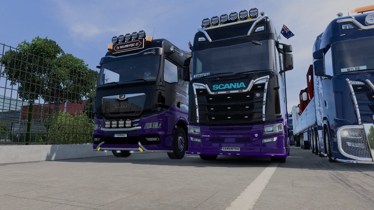 PDLVTC's tweet photo. 🐉🚛 PURPLE DRAGONS LOGISTICS ATTENDED! 🚛🐉

What a fantastic convoy! 💜

Our team at SFM Purple Dragons Logistics VTC was proud to attend our partners Himalayn Logistics’ convoy! 🏔️🚛 https://t.co/tu32mkUqQK