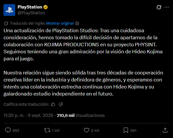 ElFatAWake_'s tweet photo. Playstation este 2026 está siendo la MAYOR VERGUENZA de empresa en los videojuegos

- Cierran Bluepoint 
- Dejara de producir los videojuegos en fisico 
- Dejara de financiar el juego de Hideo Kojima
- No sacaron juegos toda la gen

Y podemos seguir, vergüenza histórica. https://t.co/f0fbO1JenY