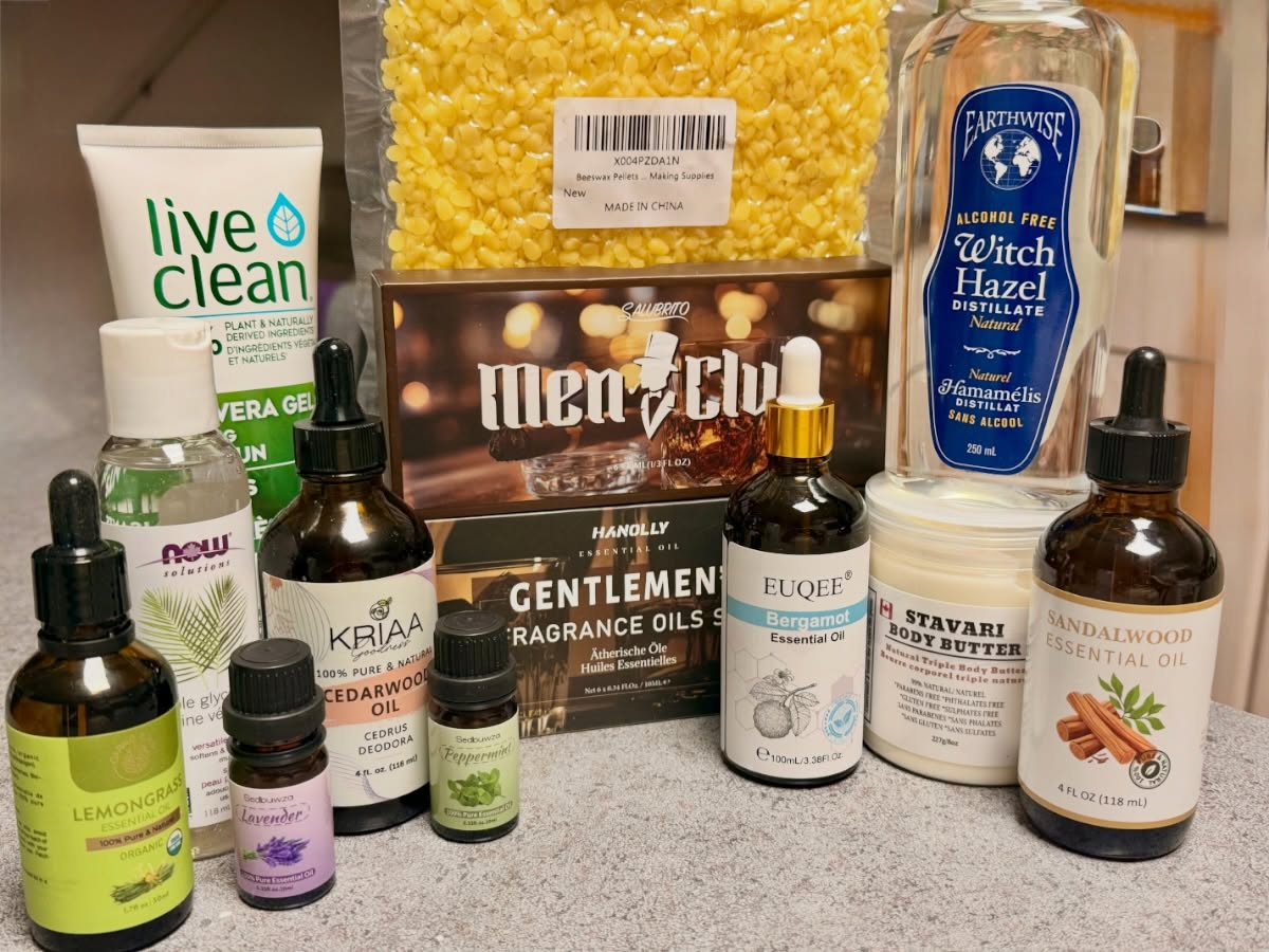 LorisHanse5u's tweet photo. Woke up at 2am thinking, “I should make my own shaving cream. ” Next thing I know, I’m buying half a chemistry lab on Amazon. Anyway, this is my personality now. We are not the same. https://t.co/L2QPZria19
