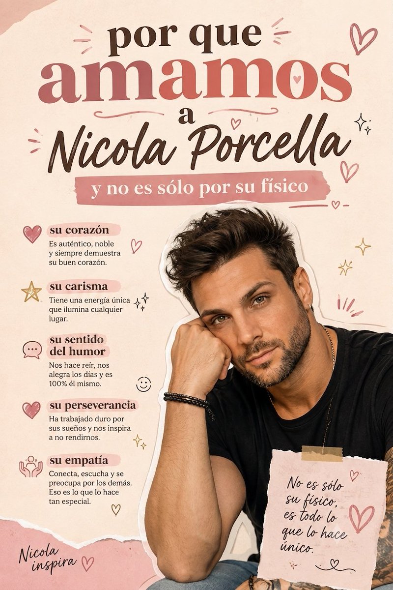 FenixdePorcella's tweet photo. Te amamos 🥰💚 @NicolaPorcella
#NicolaPorcella https://t.co/IyZnO4eTU6