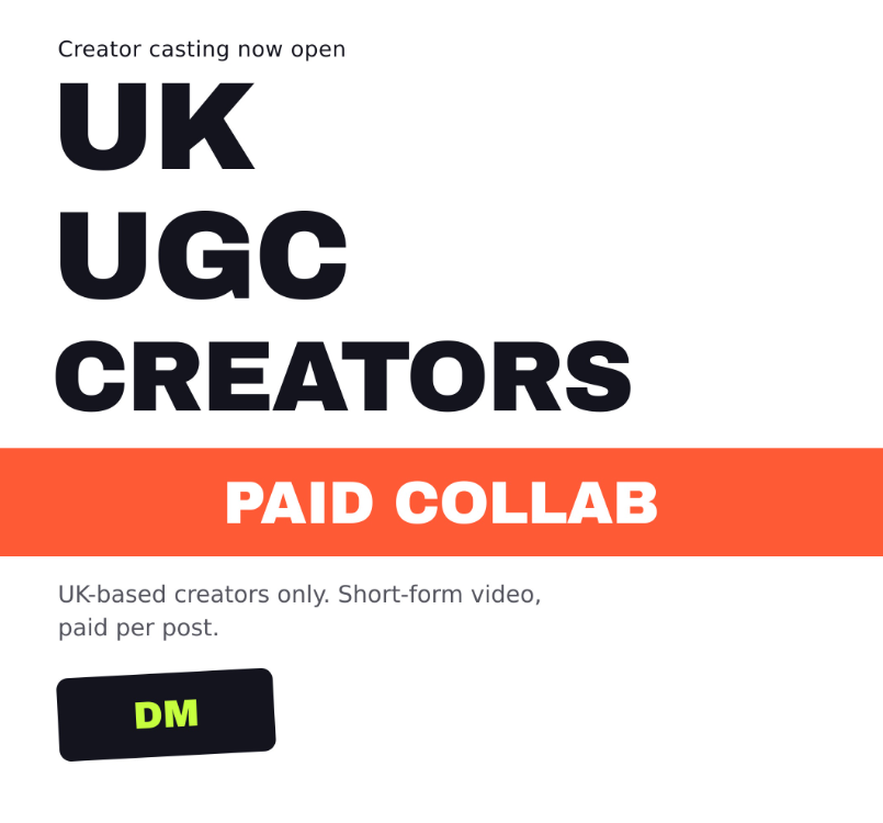 katrinaGMV's tweet photo. We're looking for UK UGC creators! If you're open to paid collab, please DM or connect via email: katrina.l@growmaxvalue.com!

#UKcreator #ugccontentcreator #ukdeals https://t.co/HgLKUnH03L