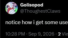 BackupMEGA1098's tweet photo. Bro got fried by Golisogoat fr fr https://t.co/nqKWyR4Cjd