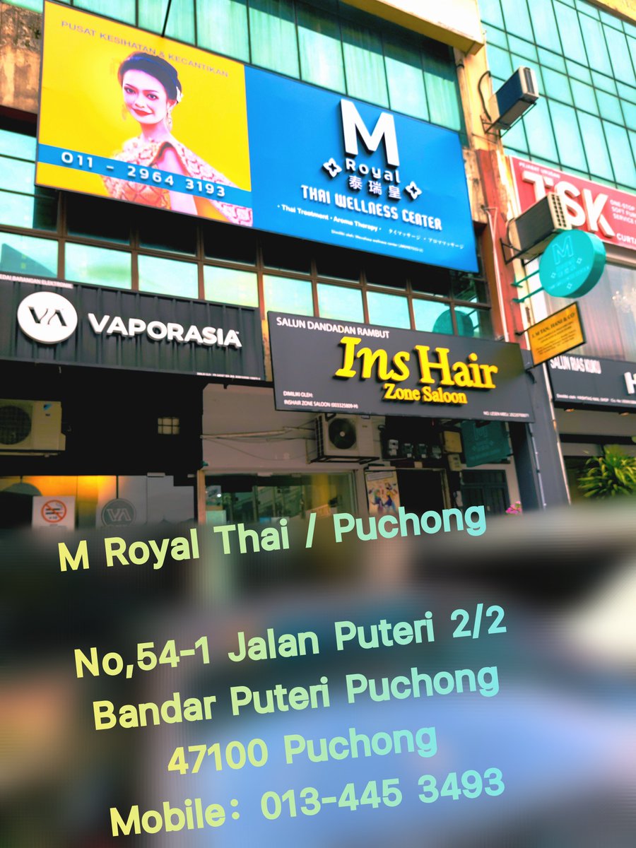MRoyalThai's tweet photo. ✨ 👑 M ROYAL THAI PUCHONG 👑 ✨
Your Relaxation Starts Here 🌿

Feeling tired after a long day? Treat yourself to a relaxing massage experience at M Royal Thai Puchong, conveniently located in Bandar Puteri, Puchong.

🌿 THAI / AROMA OIL MASSAGE

60 Minutes — RM88
90 Minutes — RM118 ⭐ Popular
120 Minutes — RM148 ⭐ Best Value

🙌 4-HAND THERAPY
Two therapists working simultaneously for an enhanced relaxation experience.

60 Minutes — RM176
90 Minutes — RM236

🚪 ROOM UPGRADES
VIP Room — +RM10
Deluxe Room — +RM20

✨ Relax tired muscles
✨ Unwind after a busy day
✨ Comfortable & relaxing environment
✨ Professional massage experience
✨ Private room upgrades available

📍 M Royal Thai Puchong
Bandar Puteri, Puchong

📲 WhatsApp: 018-947 3319

Appointments and walk-ins are welcome, subject to availability.

👑 Your body deserves a break. Relax, recharge and feel refreshed at M Royal Thai Puchong.

#MRoyalThaiPuchong #PuchongMassage #BandarPuteri #ThaiMassage #AromaOilMassage #MassagePuchong #Relaxation #Puchong #MRoyalThaiPuchong #PuchongMassage #ThaiMassage #BandarPuteri #泰式按摩 #蒲种按摩