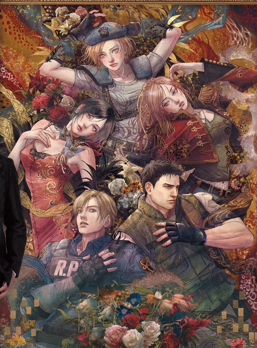 leonarchiive's tweet photo. New resident evil artwork for 30th anniversary https://t.co/ycr7qnl6Gd