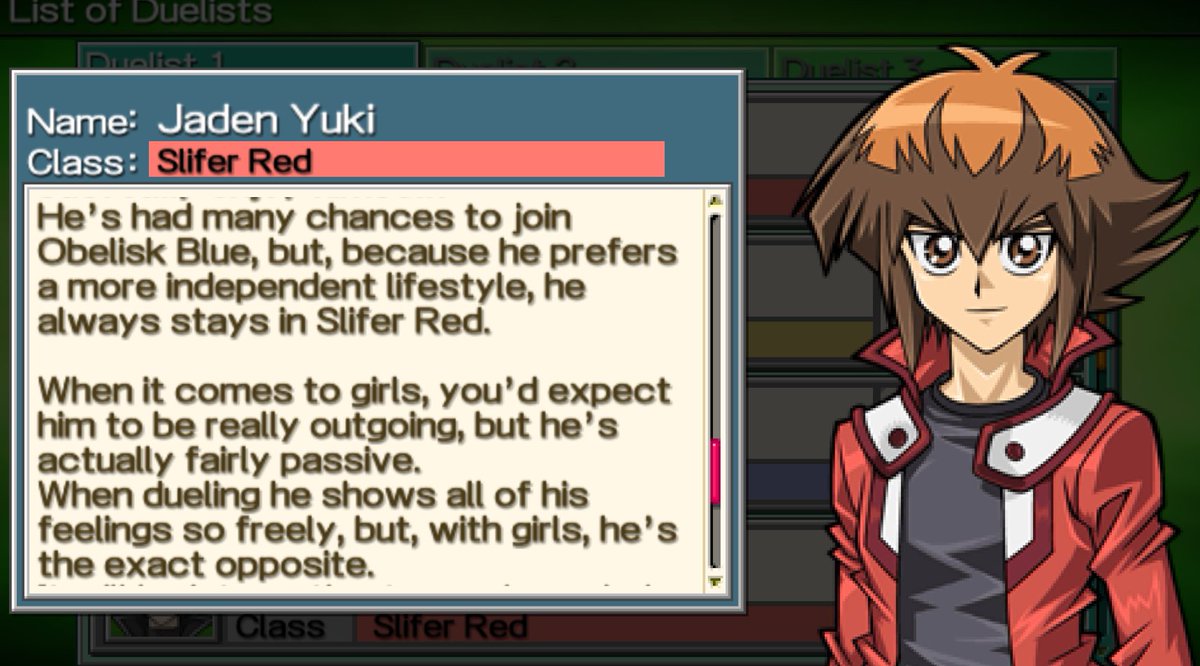 deluluciee's tweet photo. It's a differently worded/translated version of his Tag Force 2 description.

Haven't checked what the exact wording was in the JP version🤔 https://t.co/NixGHPuZEP