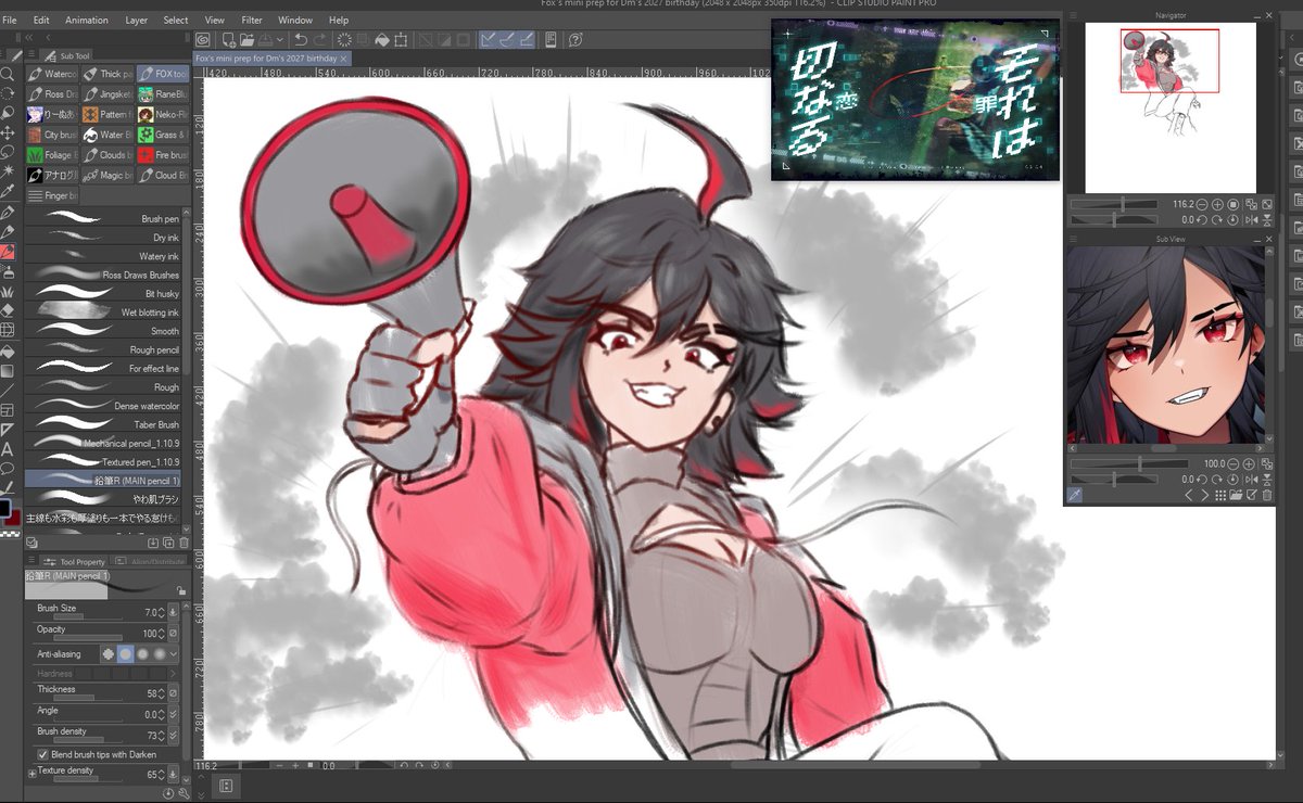 Fox_Mondragon's tweet photo. @Melizande Thank you for blessing our world with your voice and your vibes! Big heckin' cheers all around!, just a small rkgk sketch.
-
I LOVE...that in a WAR of finding a fun and entertaining space...I finally found SOMEWHERE I BELONG. 
#made4mel https://t.co/Ee1mle900a