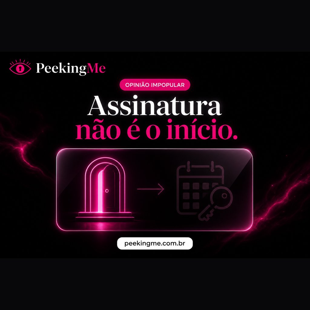 peekingme's tweet photo. Opinião impopular: assinatura não é o início.

É o que vem depois que a pessoa já confiou.

Na PeekingMe: avulso + assinatura no mesmo site. Cadastro grátis.

Bio. https://t.co/CQHywgb6CG