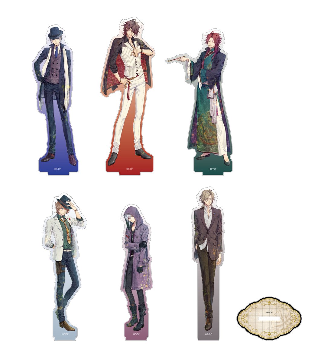otomate_store's tweet photo. 【10月3日(土)発売★新商品 情報⑥】
≪取り扱い：オトメイトストア店頭≫
ピオフィオーレの晩鐘 -Episodio1926-　カラーアクリルスタンド
全6種　税込1,870円　サイズ：最長キャラクター150mm(キャラクターにより異なります) https://t.co/NvbWhK1EGg
