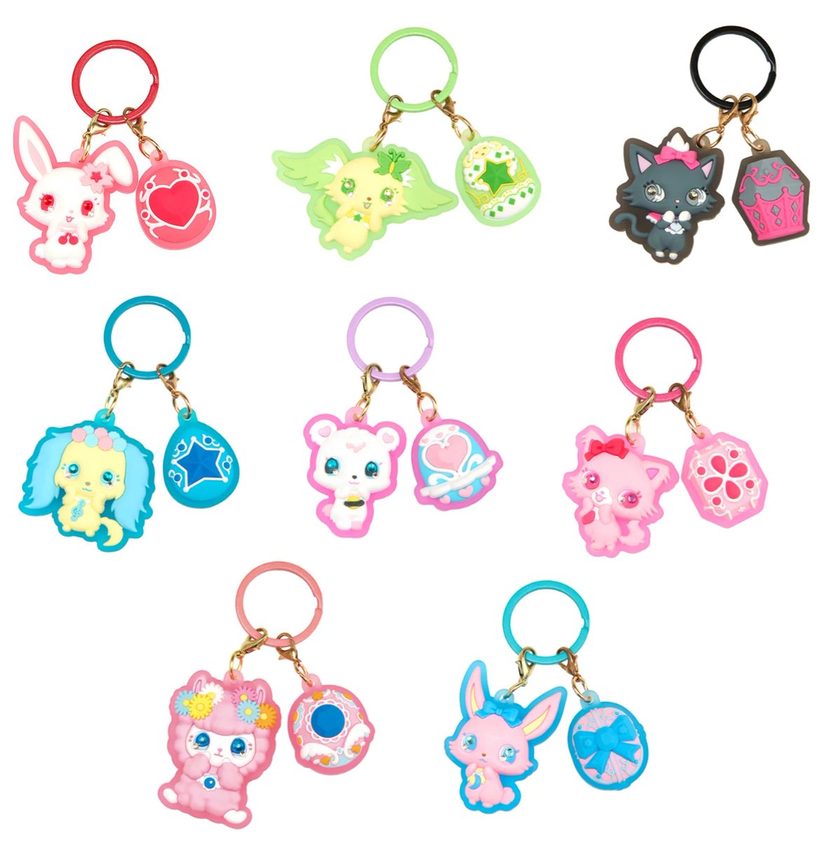 Jewelpet_goods's tweet photo. 【新商品情報】

#ジュエルペット「シークレットぷっくりキーホルダー」が登場💎🎀

ぷっくりとした立体感がかわいいキーホルダー✨
どのジュエルペットが出るかお楽しみの全8種💕

📅2026年10月22日
🛒予約：https://t.co/hTVWreHbjd　#pr https://t.co/Gkg51fC3lG