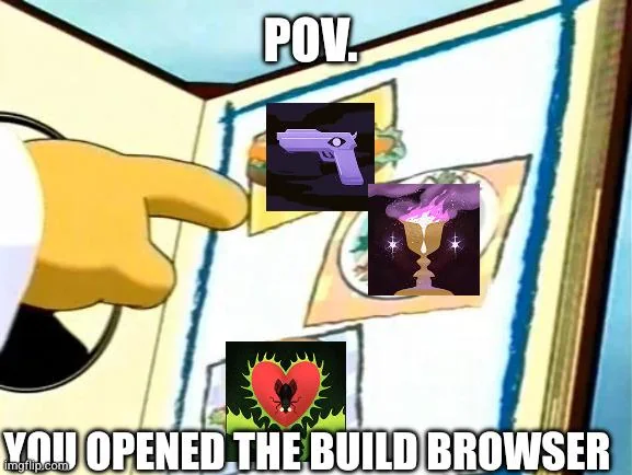 IntelDeadlock's tweet photo. Opening the Build Browser as of late

Via/ComradeMichelle https://t.co/0E4Cmrmwzc