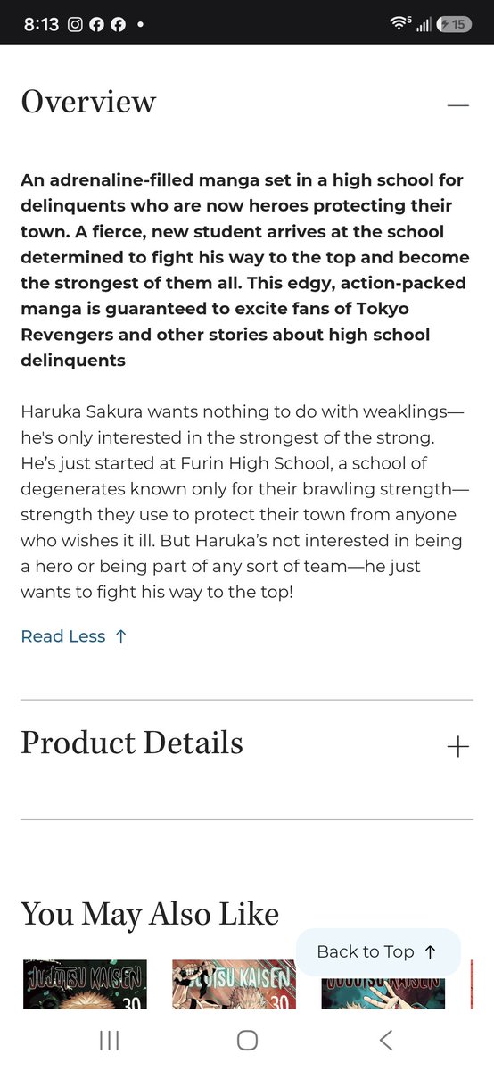 LeRedDevil_'s tweet photo. For those with actual curiosity and not automatically hating, Tokyo Revengers is a great series that brought a massive light back to the delinquent genre and is a massive success with a fourth season on the horizon!

Hell, the overview for Wind Breaker on B&amp;N mentions the manga!! https://t.co/sBBc1Wwtr5